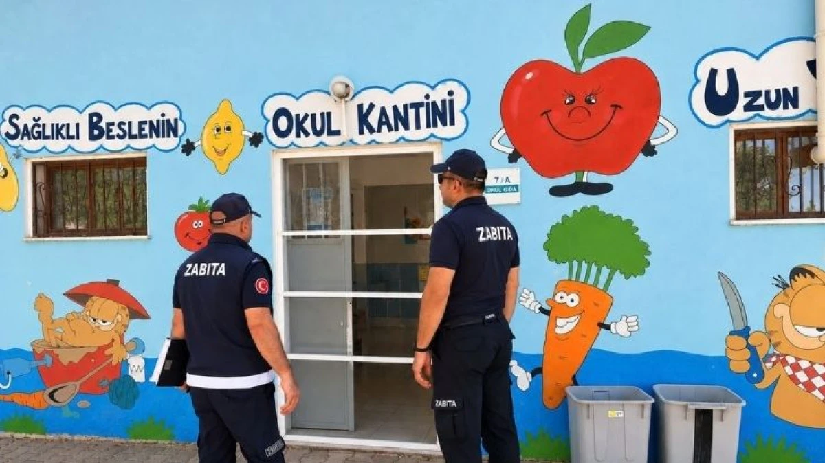 7 Okul Kantini Ruhsatsız &Ccedil;ıktı