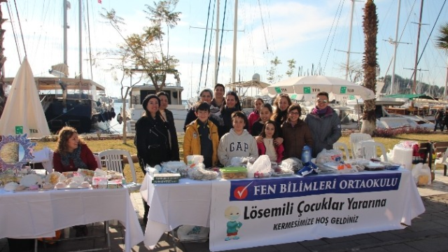 Bodrum'da Lösemili Hastalar İçin Kermes Düzenlendi