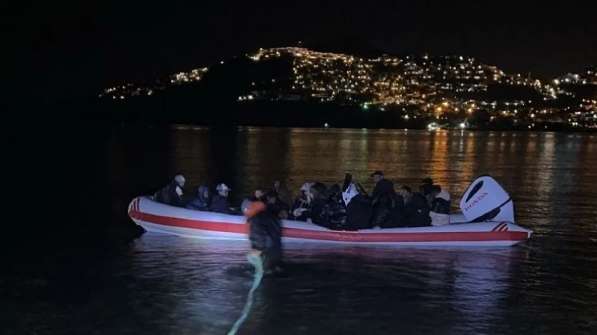 Bodrum Açıklarında 30 Kaçak Göçmen Yakalandı