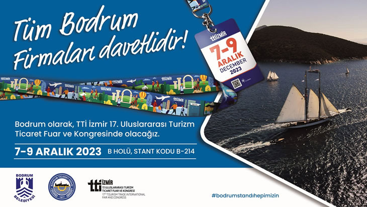Bodrum, İzmir Turizm fuarında yerini alıyor