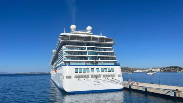 Bodrum'a denizden 1191 turist geldi