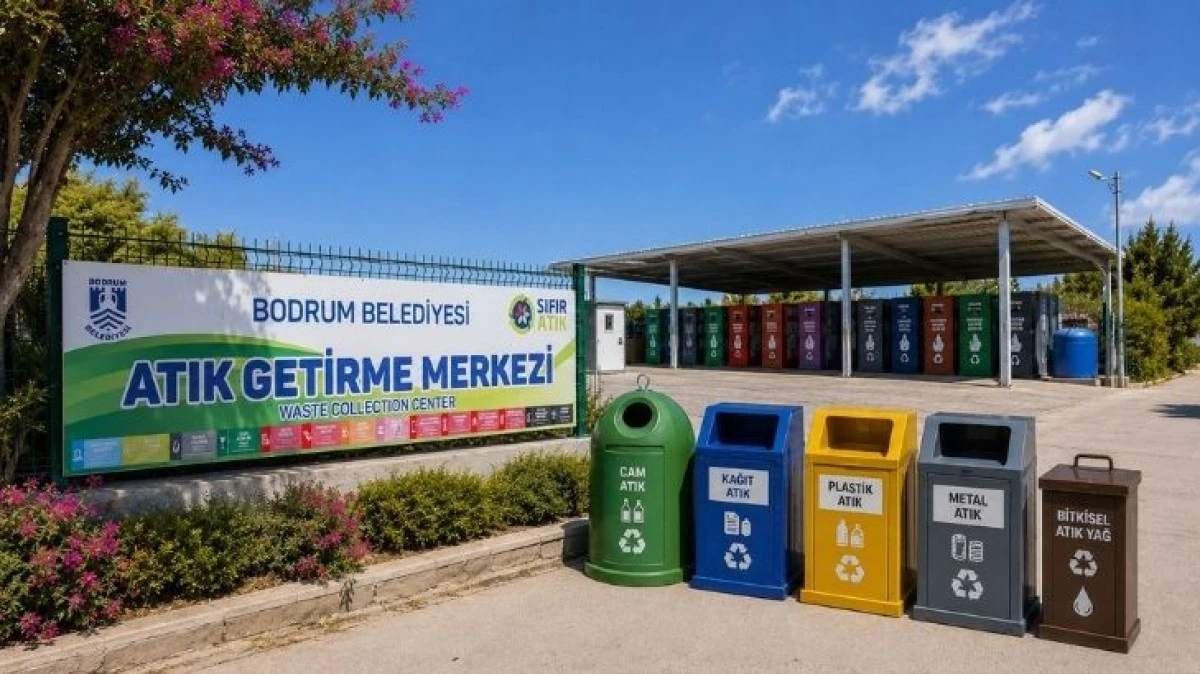 Bodrum'da 106 Tonu Aşan Atık Geri D&ouml;n&uuml;ş&uuml;me Kazandırıldı