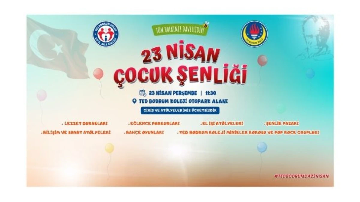 Bodrum&rsquo;da 23 Nisan Coşkusu TED Bodrum Koleji&rsquo;nde Yaşanacak