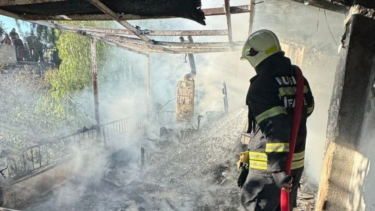 Bodrum’da Ev Yandı