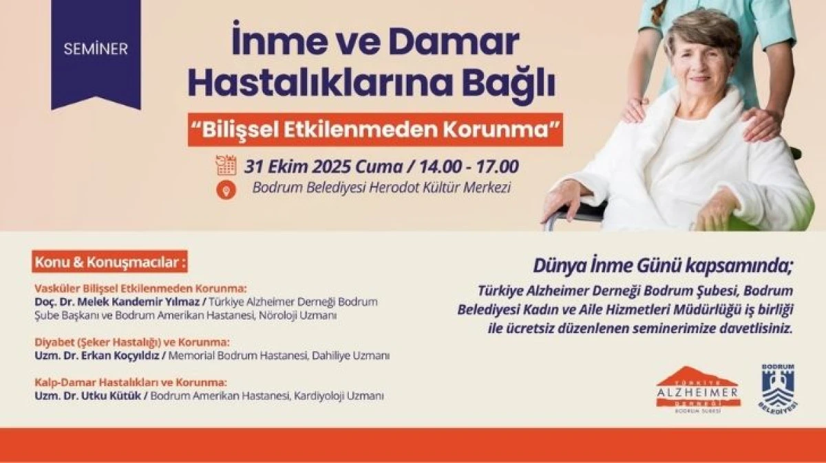 Bodrum’da “İnme ve Bilişsel Korunma” Semineri