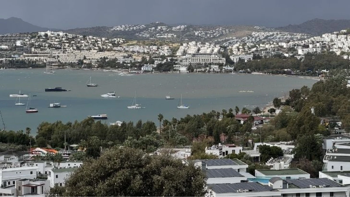 Bodrum’da Sağanak ve Fırtına Hayatı Olumsuz Etkiledi