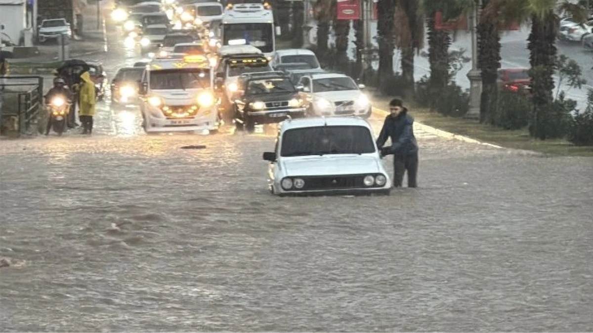 Bodrum’da Şiddetli Sağanak!