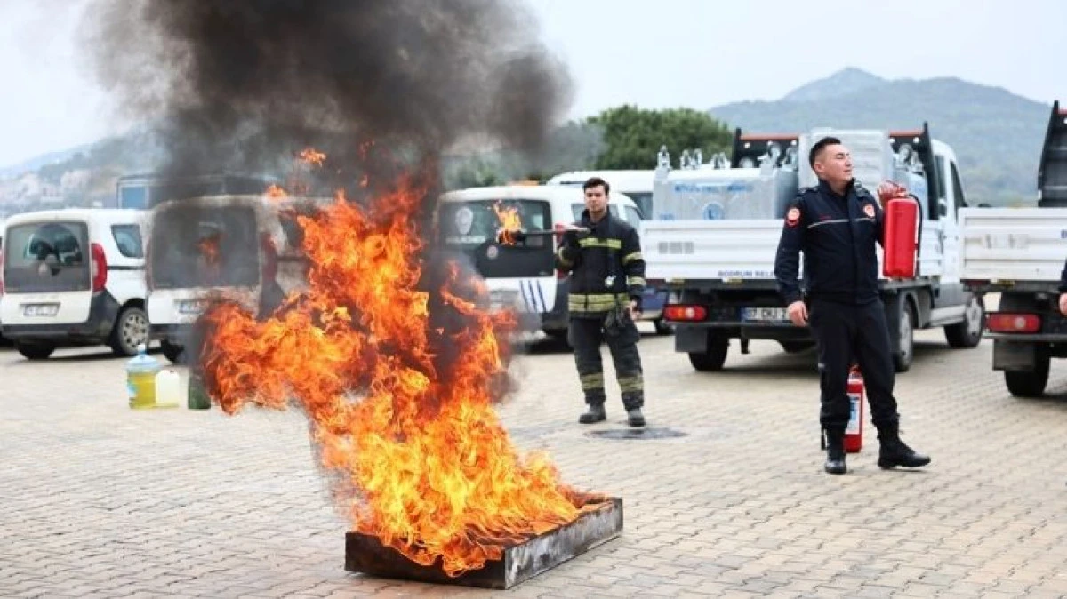 Bodrum&rsquo;da Yangına Karşı Seferberlik