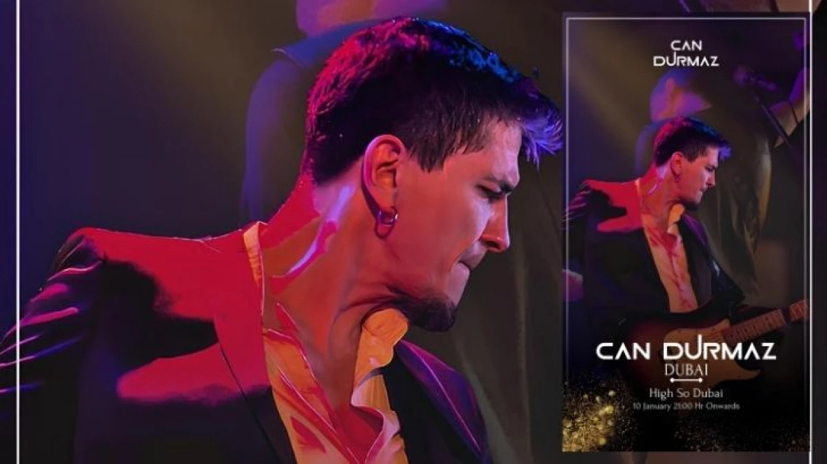 Bodrumlu M&uuml;zisyen Can Durmaz Dubai Sahnesinde