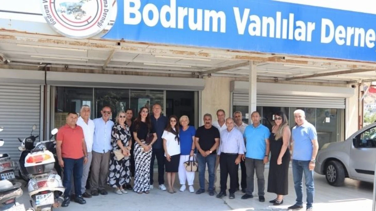 MHP Bodrum&rsquo;dan Vanlılar Derneği'ne Ziyaret