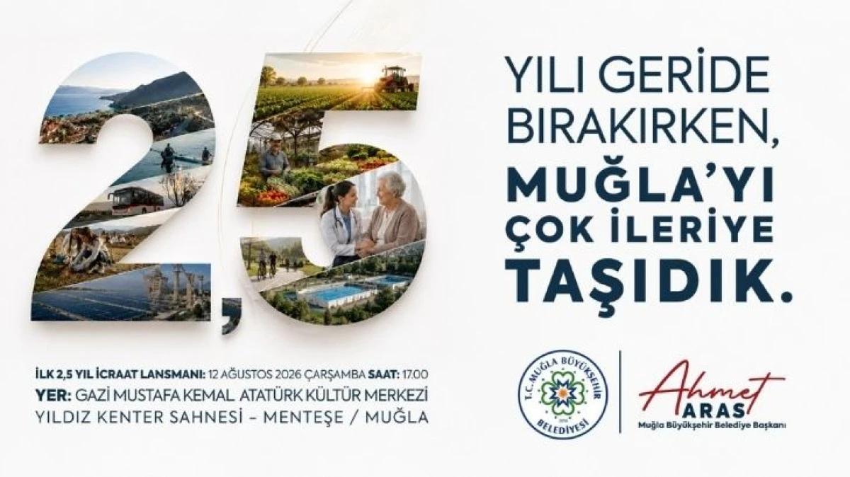Muğla B&uuml;y&uuml;kşehir 2,5 Yılı Anlatacak