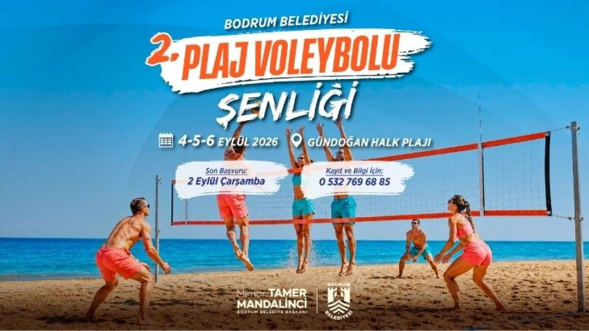 Plaj Voleybolu Heyecanı G&uuml;ndoğan&rsquo;a Taşınıyor