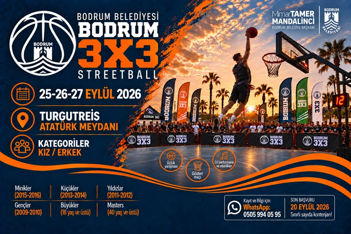 Turgutreis&rsquo;te 3 G&uuml;n Streetball Heyecanı