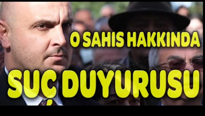 CHP BODRUM BAŞKANI SUÇ DUYURUSUNDA BULUNDU